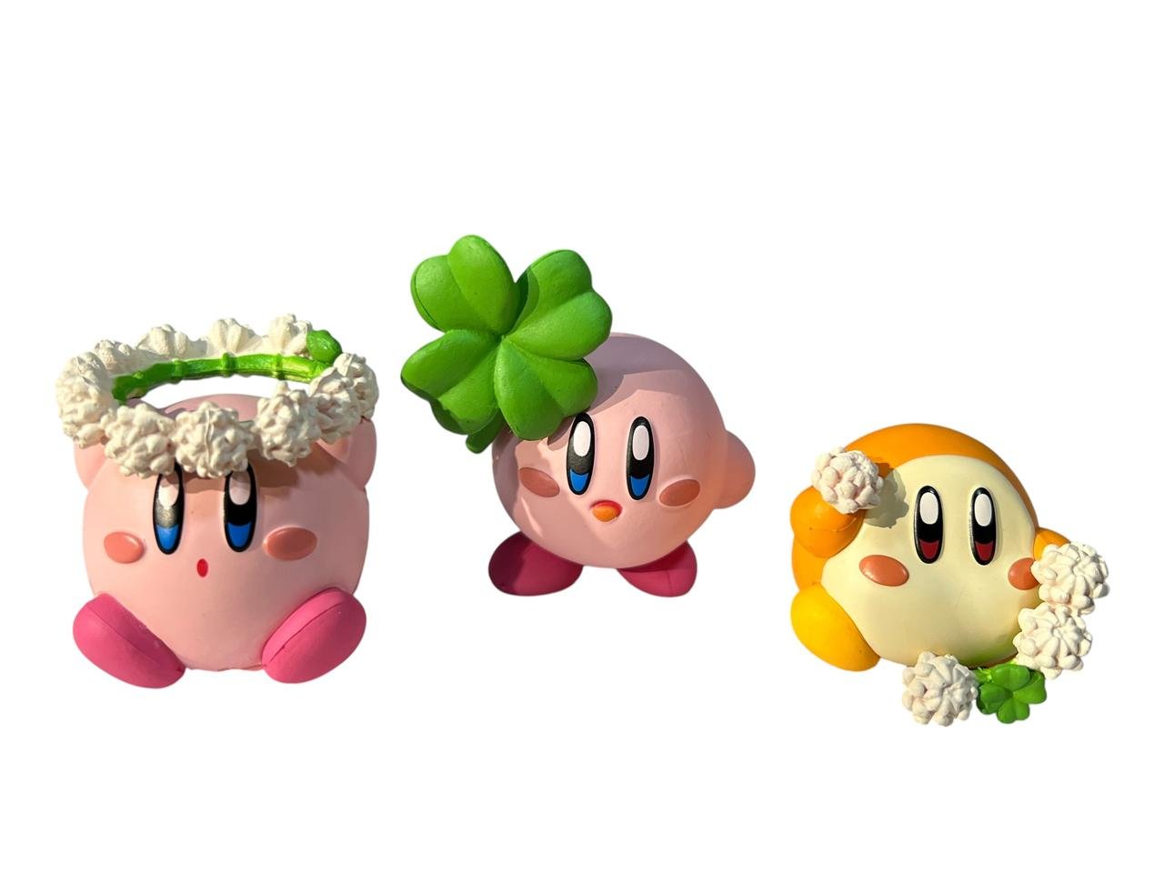 Figuras Coleccionables Mini Kirby X3 Plantas 4cm - Imagen 3