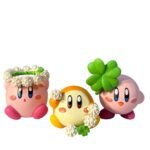 Figuras Coleccionables Mini Kirby X3 Plantas 4cm