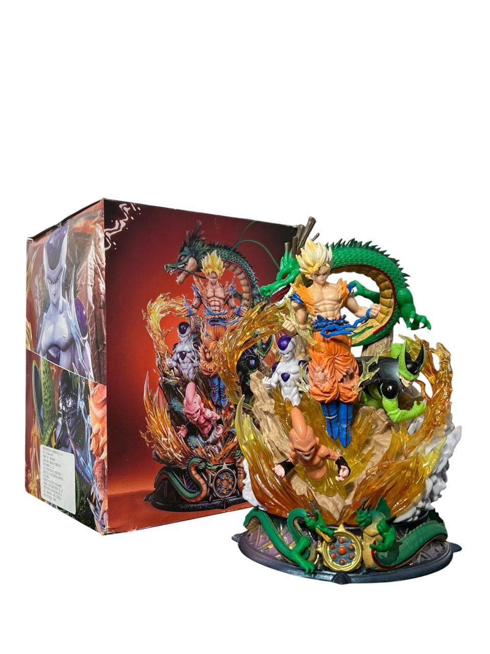 Figura Goku Y Enemigos 18cm Dragon Ball