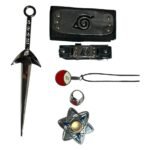 Set X6 Bandana -kunai-anillo Shinobi Naruto Shippuden