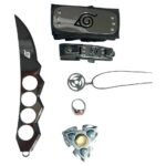 Set X6 Aldea De La Hoja Naruto Kunai Negro