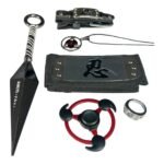 Set X6 Uzumaki Naruto Bandana Shinobi Naruto Shippuden Negro Negro
