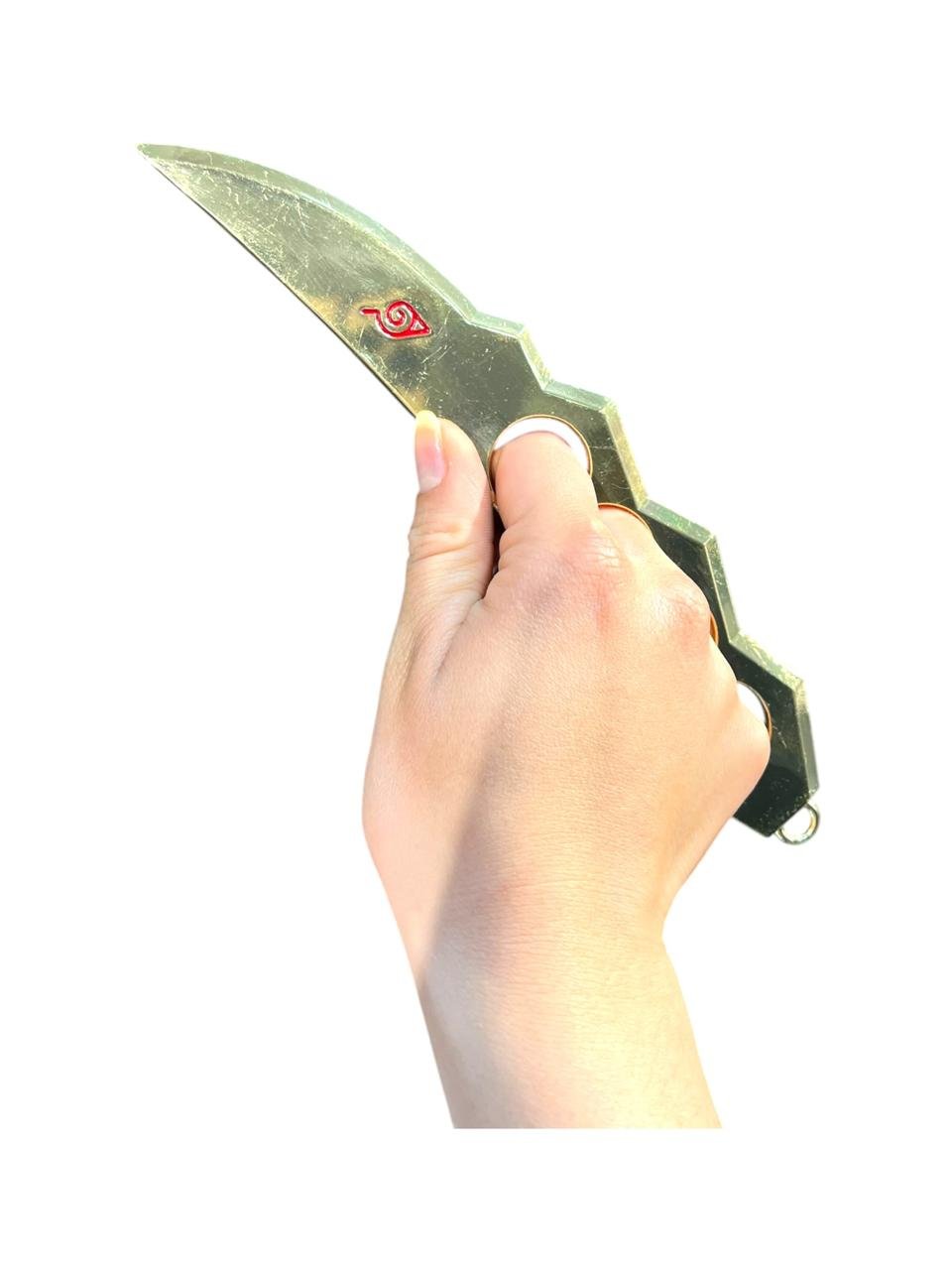 Set X6 Aldea De La Hoja Naruto Kunai Dorada 0.1 - Imagen 2