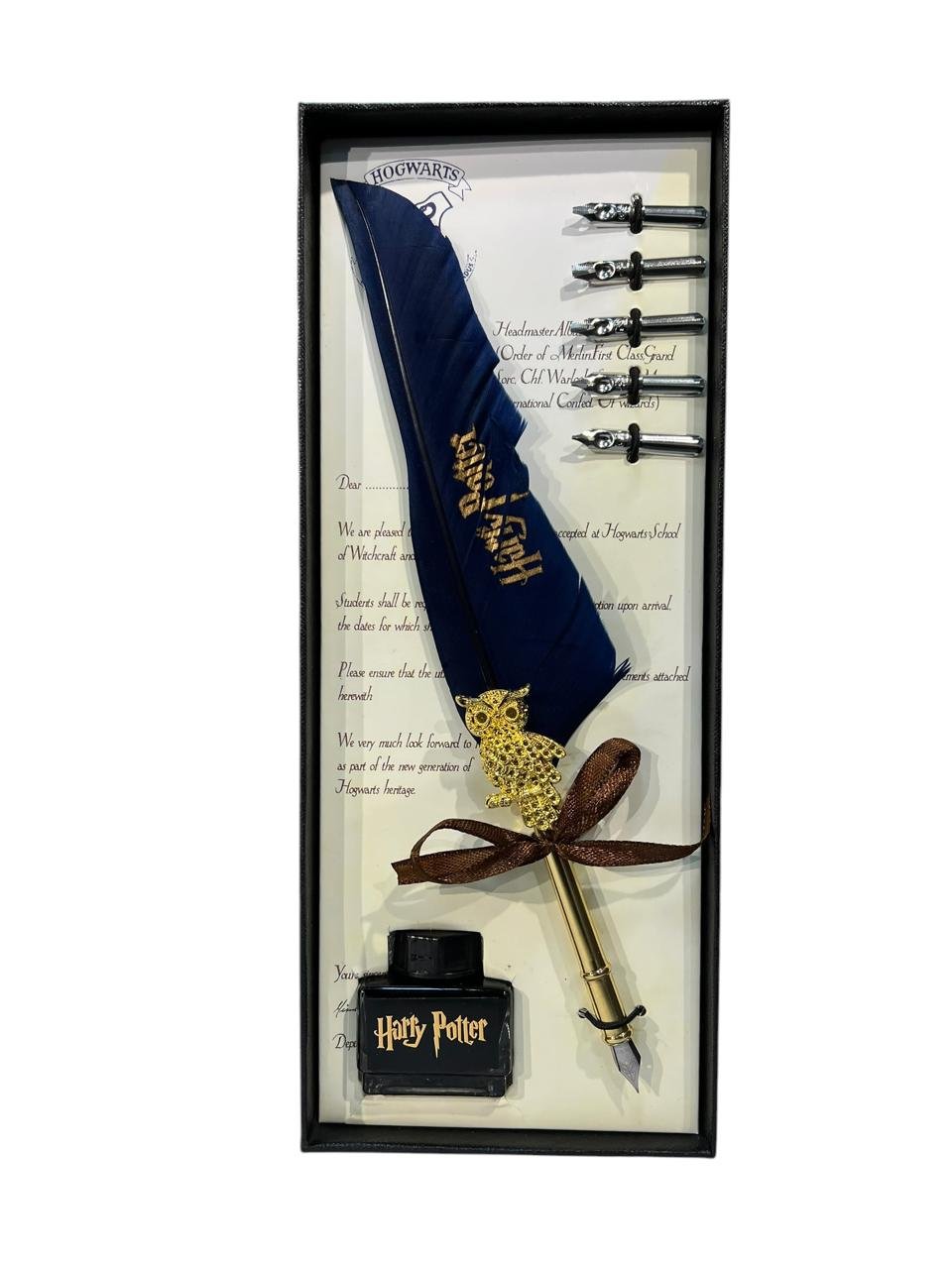Pluma Para Escribir Con Estuche + Tinta Harry Potter - Imagen 2
