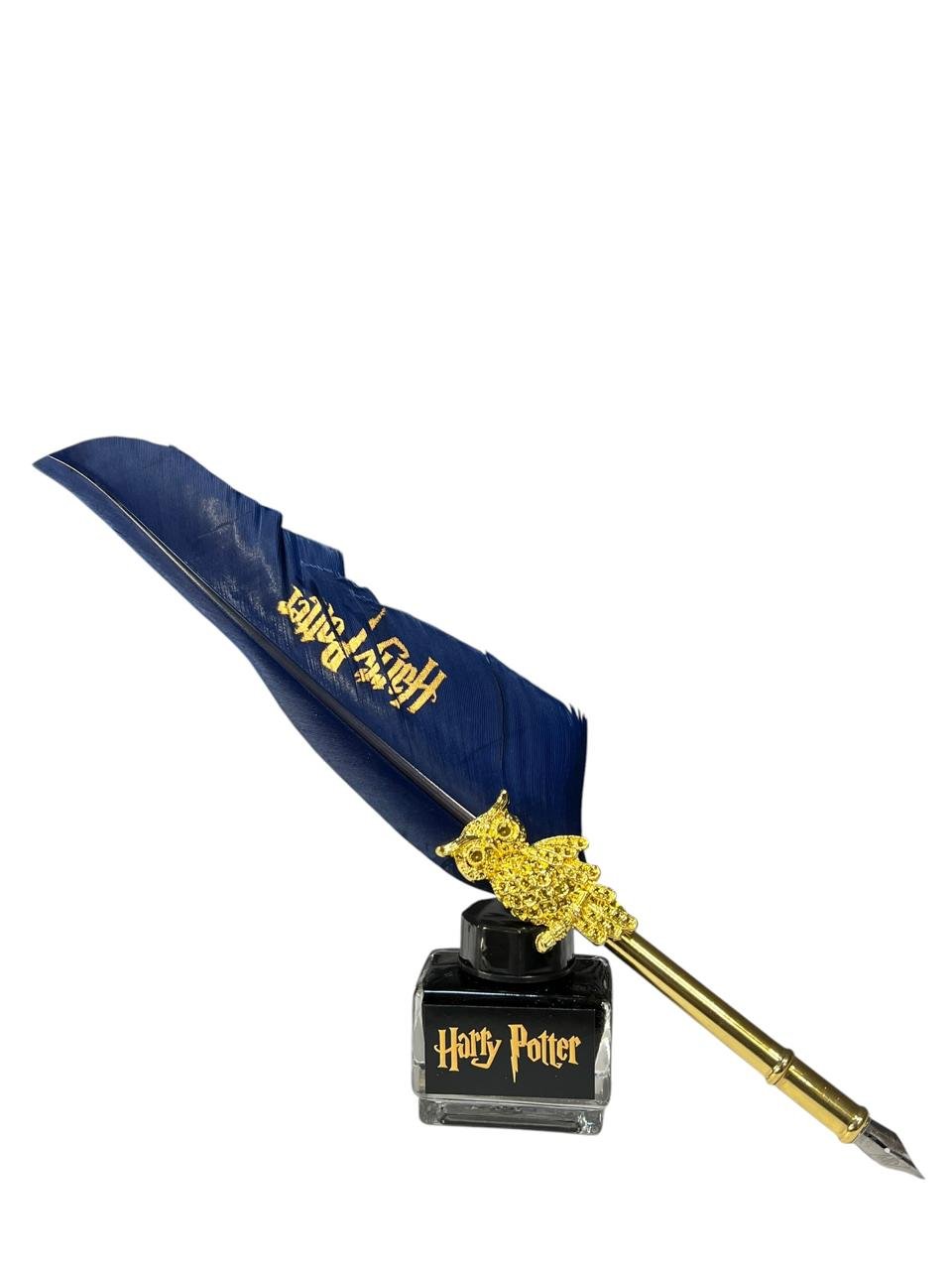 Pluma Para Escribir Con Estuche + Tinta Harry Potter