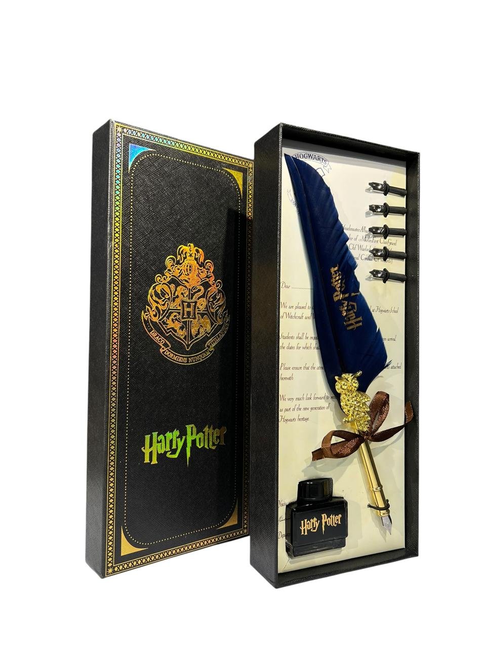 Pluma Para Escribir Con Estuche + Tinta Harry Potter - Imagen 6