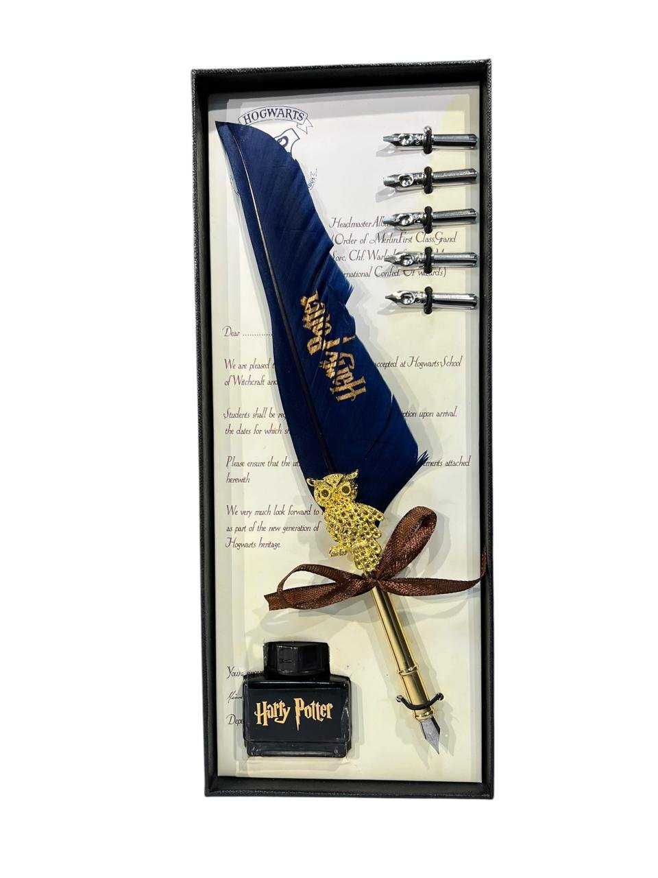 Pluma Para Escribir Con Estuche + Tinta Harry Potter - Imagen 5