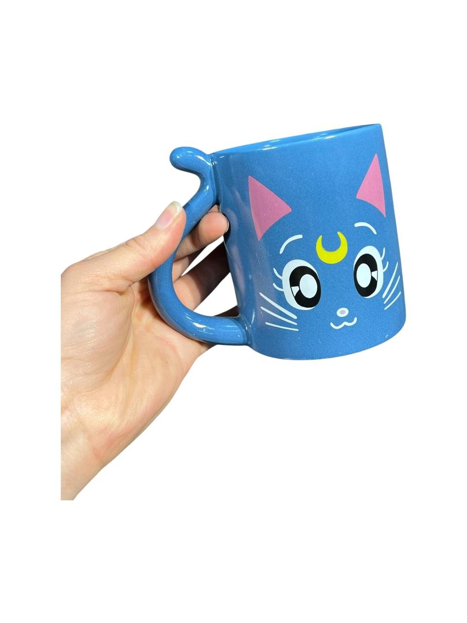 Mug X2 Luna Y Artemis 10cm Sailor Moon Blanco - Imagen 3