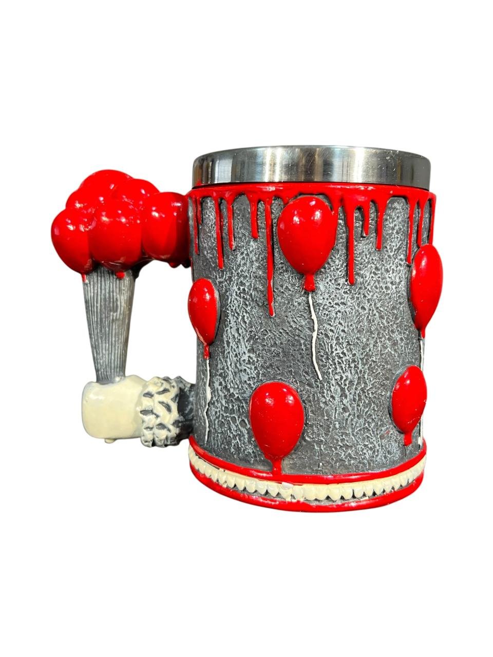 Mug It Payaso Pennywise Acero Inoxidable 12 Cm Rojo - Imagen 4