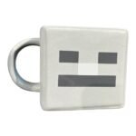 Mug - Pocillo Esqueleto 9.5 Cm De Minecraft Gris Gris