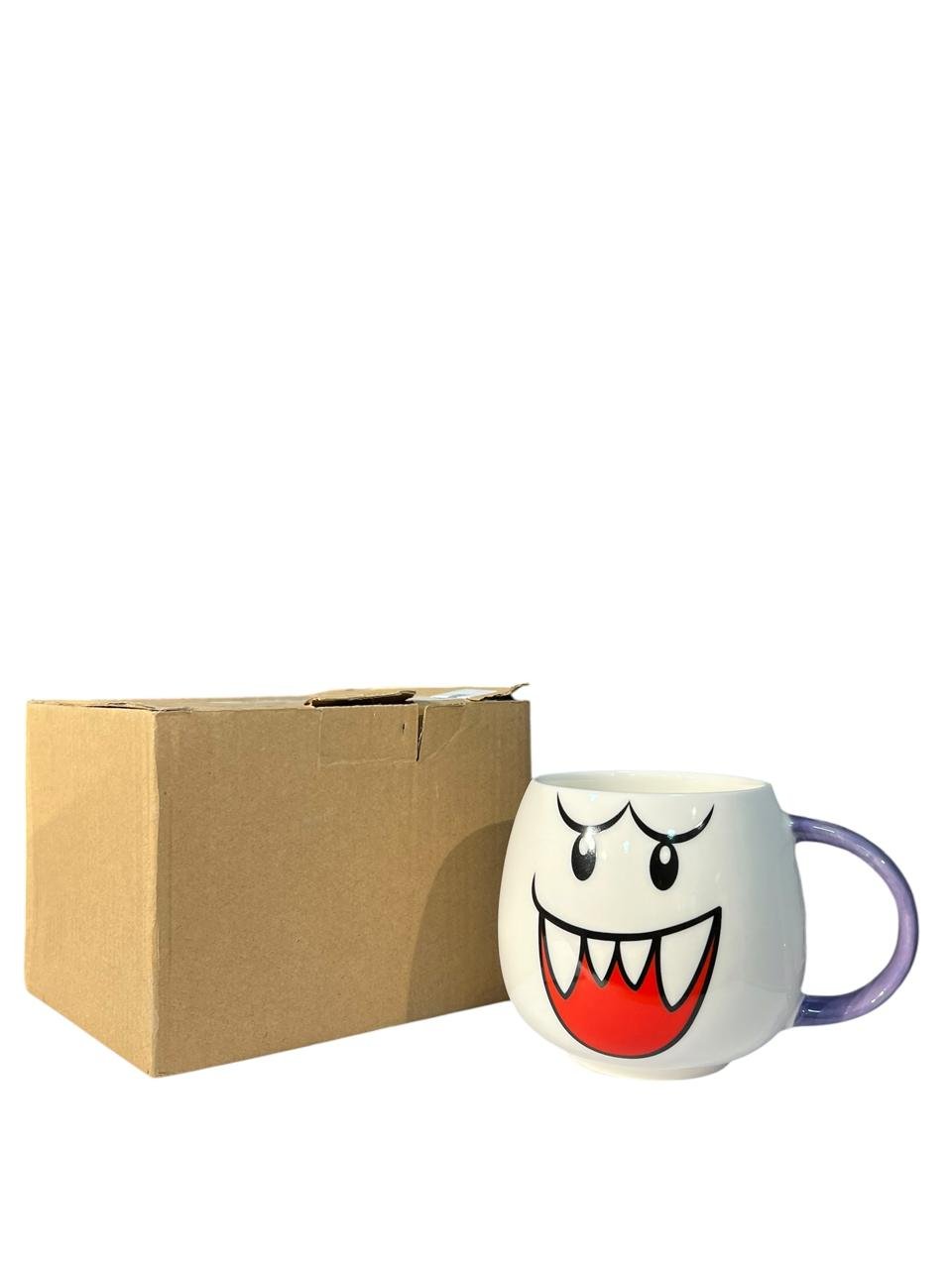 Mug Boo 9cm Fantasma Mario Bross Blanco - Imagen 5