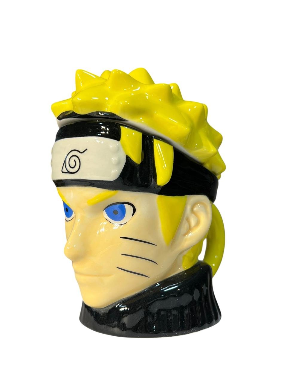 Mug Cabeza De Naruto Con Tapa 15cm Amarillo - Imagen 5