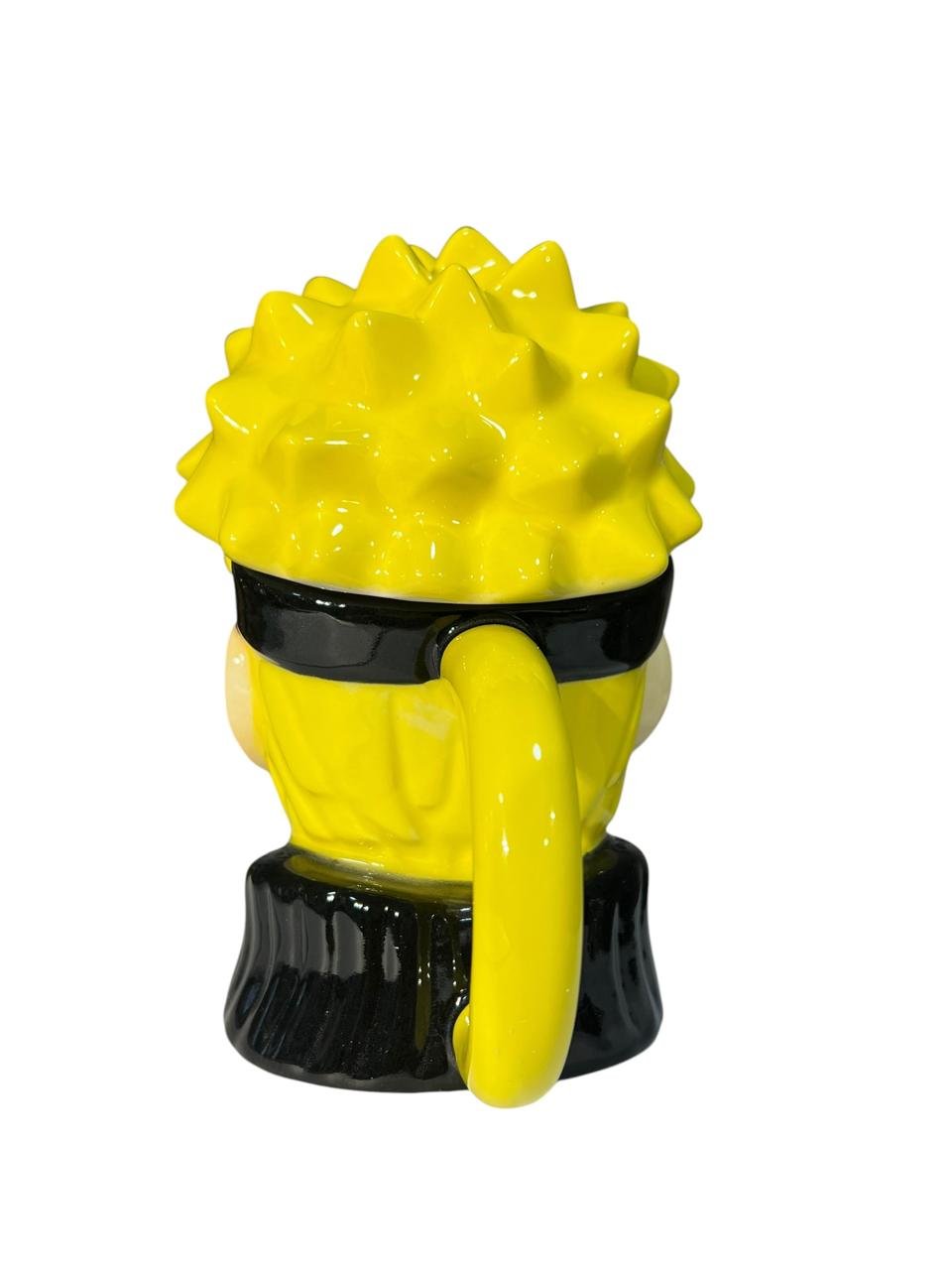 Mug Cabeza De Naruto Con Tapa 15cm Amarillo - Imagen 2