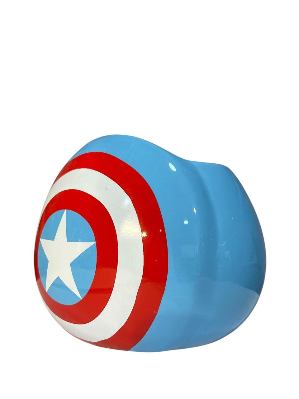 Mug Capitán América Super Héroe 11cm Azul Acero - Imagen 5