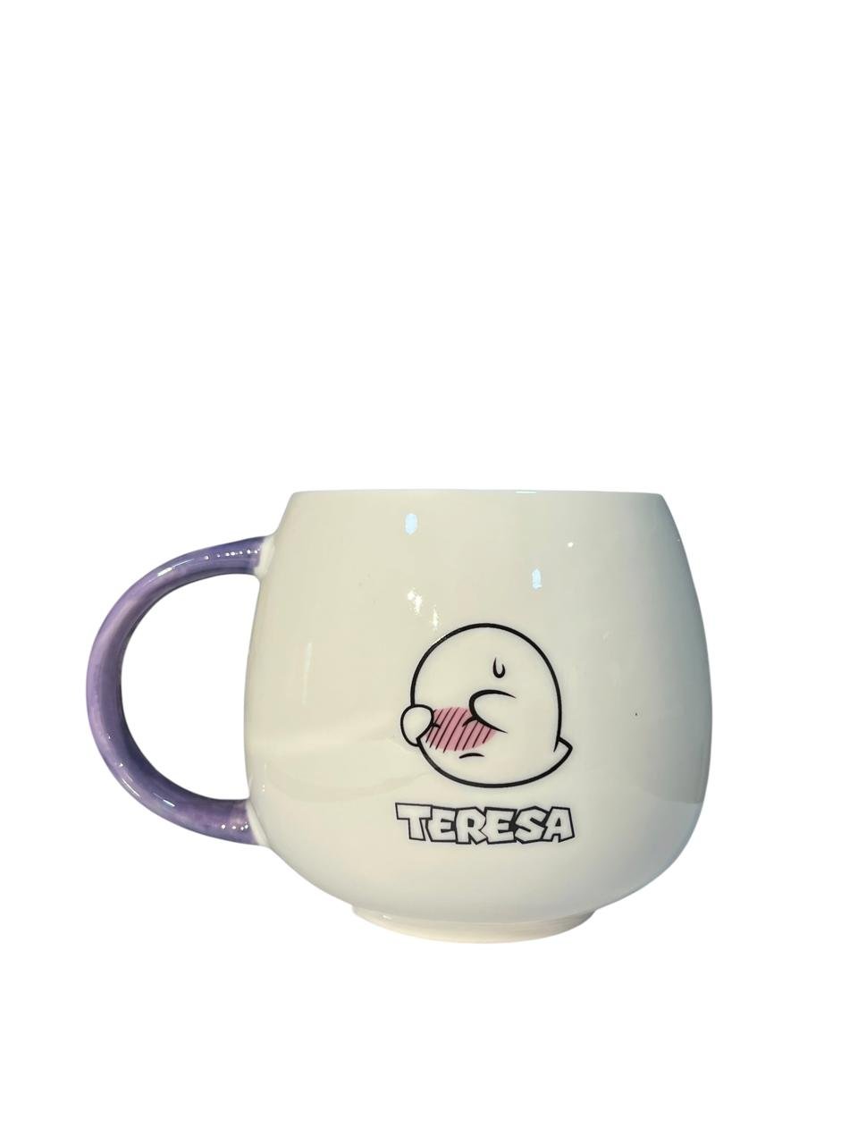 Mug Boo 9cm Fantasma Mario Bross Blanco - Imagen 6