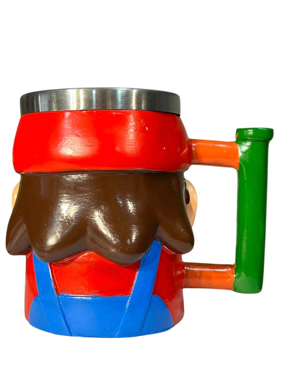 Mug Acero Cara Mario 12 Cm Mario Bross Rojo - Imagen 3