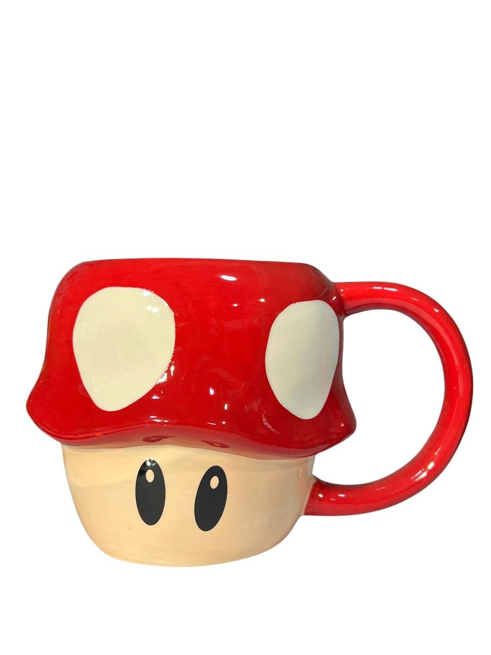 Mug Cerámica Toad Hongo 10cm Mario Bross Rojo - Imagen 5