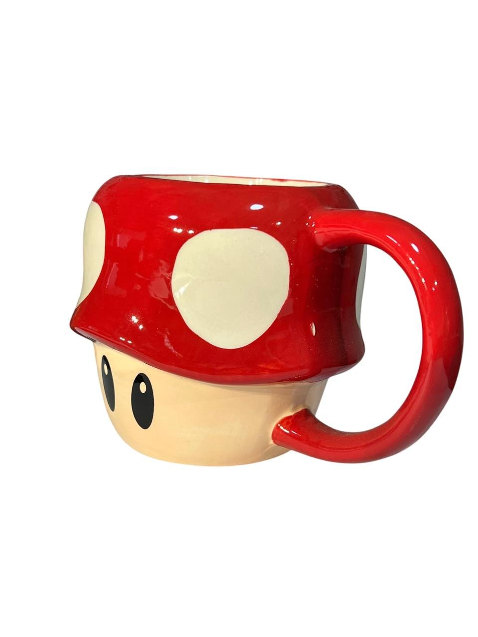Mug Cerámica Toad Hongo 10cm Mario Bross Rojo - Imagen 6