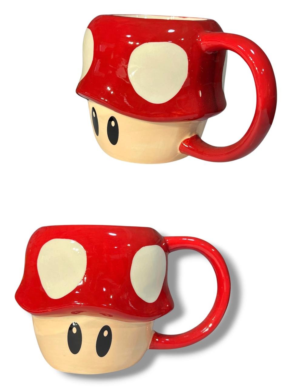 Mug Cerámica Toad Hongo 10cm Mario Bross Rojo - Imagen 7
