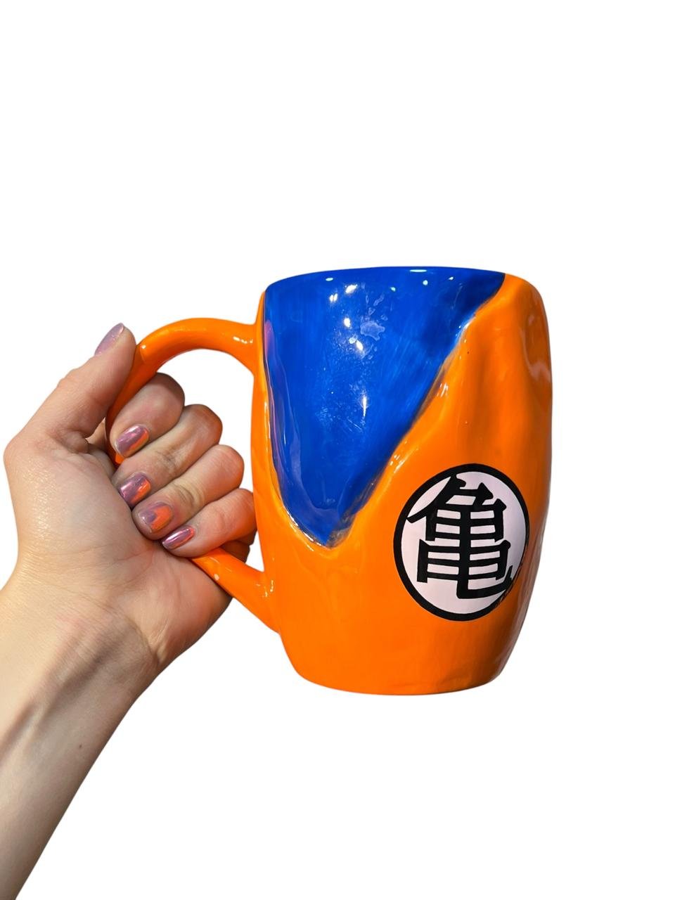 Mug Símbolo Escuela Tortuga 13cm Dragon Ball Azul - Imagen 2