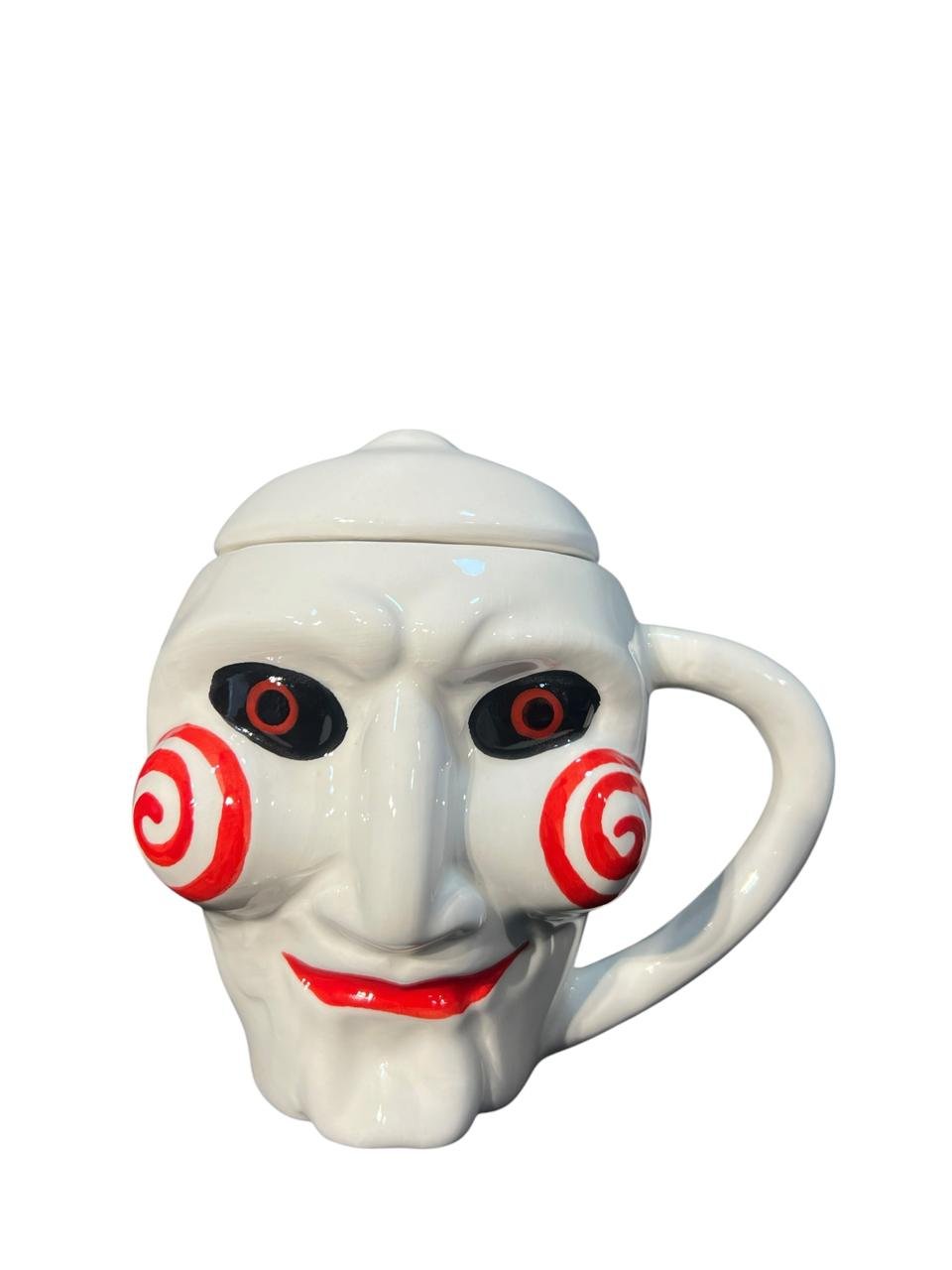 Mug Saw 10cm Juego Del Miedo Blanco - Imagen 7