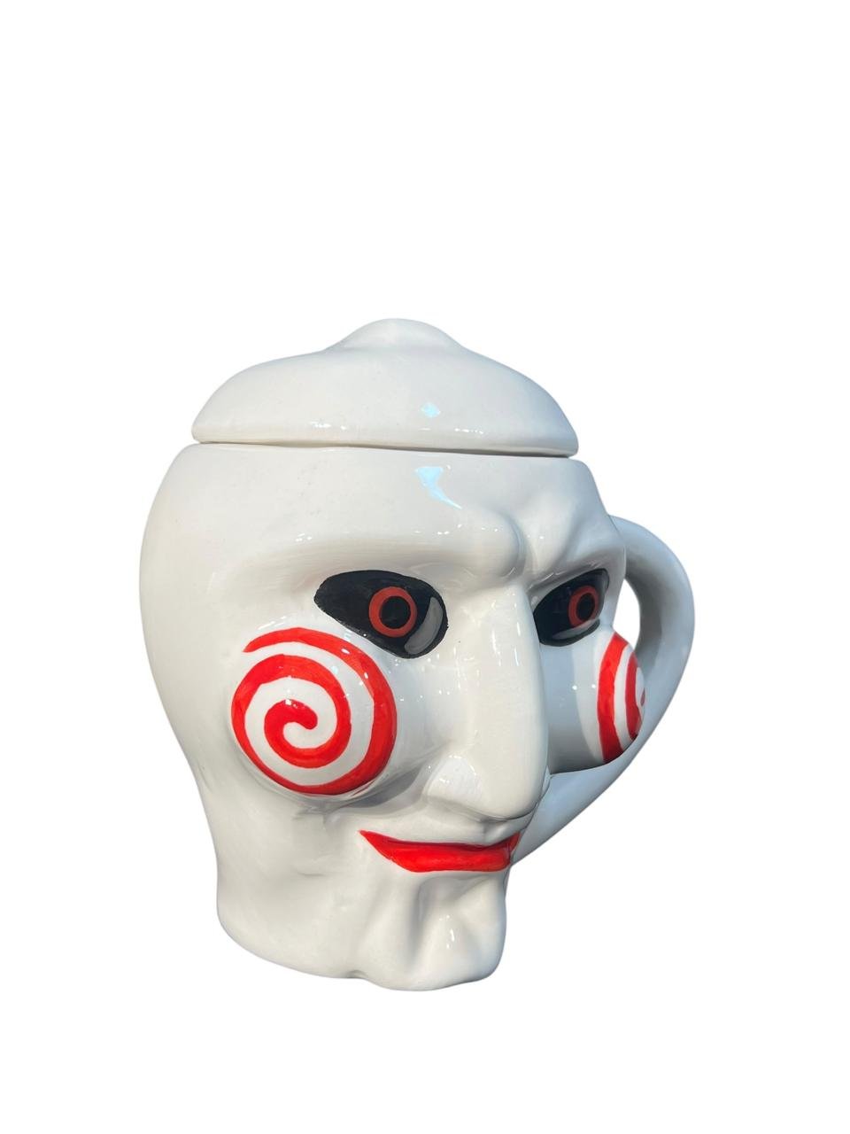 Mug Saw 10cm Juego Del Miedo Blanco - Imagen 6
