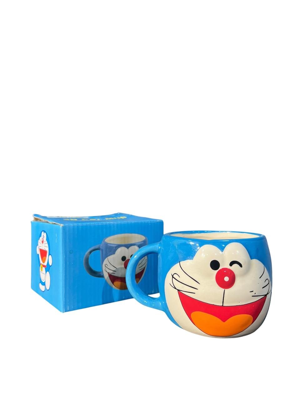 Mug Pocillo Doraemon 8cm Celeste - Imagen 2