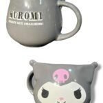 Mug-pocillo Kuromi 9cm Sanrio Gris Oscuro