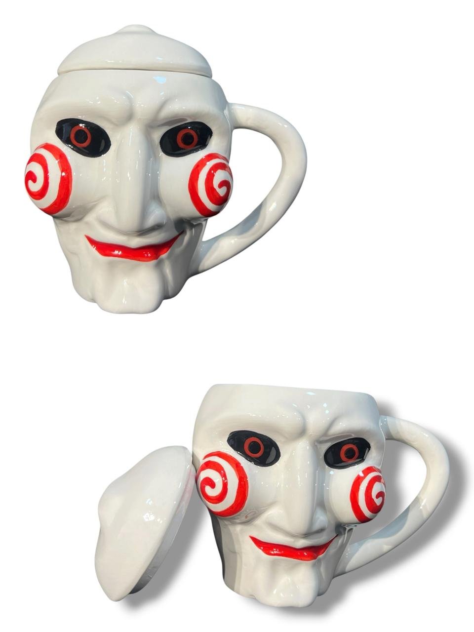 Mug Saw 10cm Juego Del Miedo Blanco