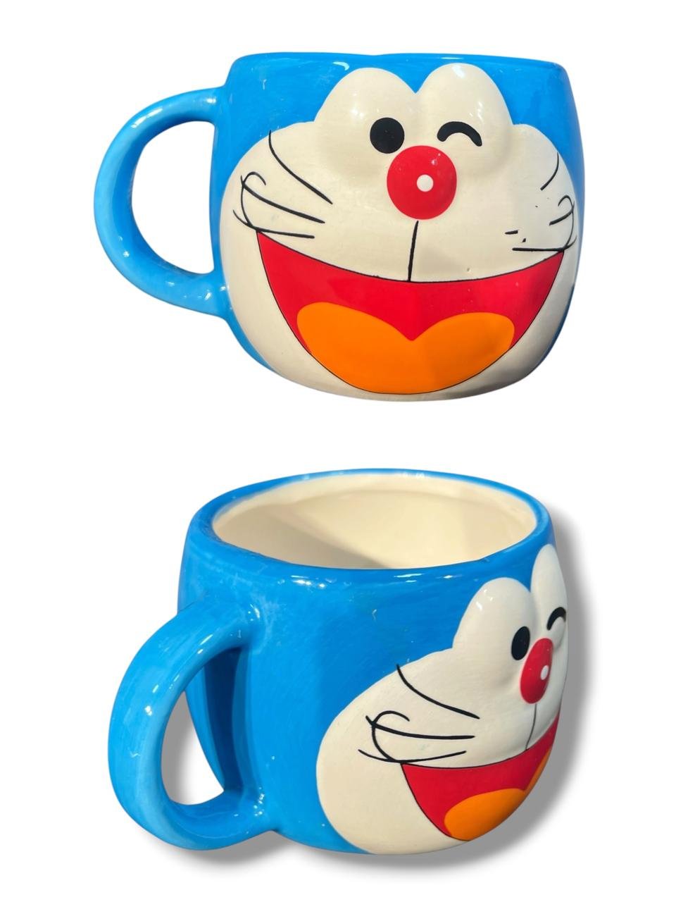 Mug Pocillo Doraemon 8cm Celeste