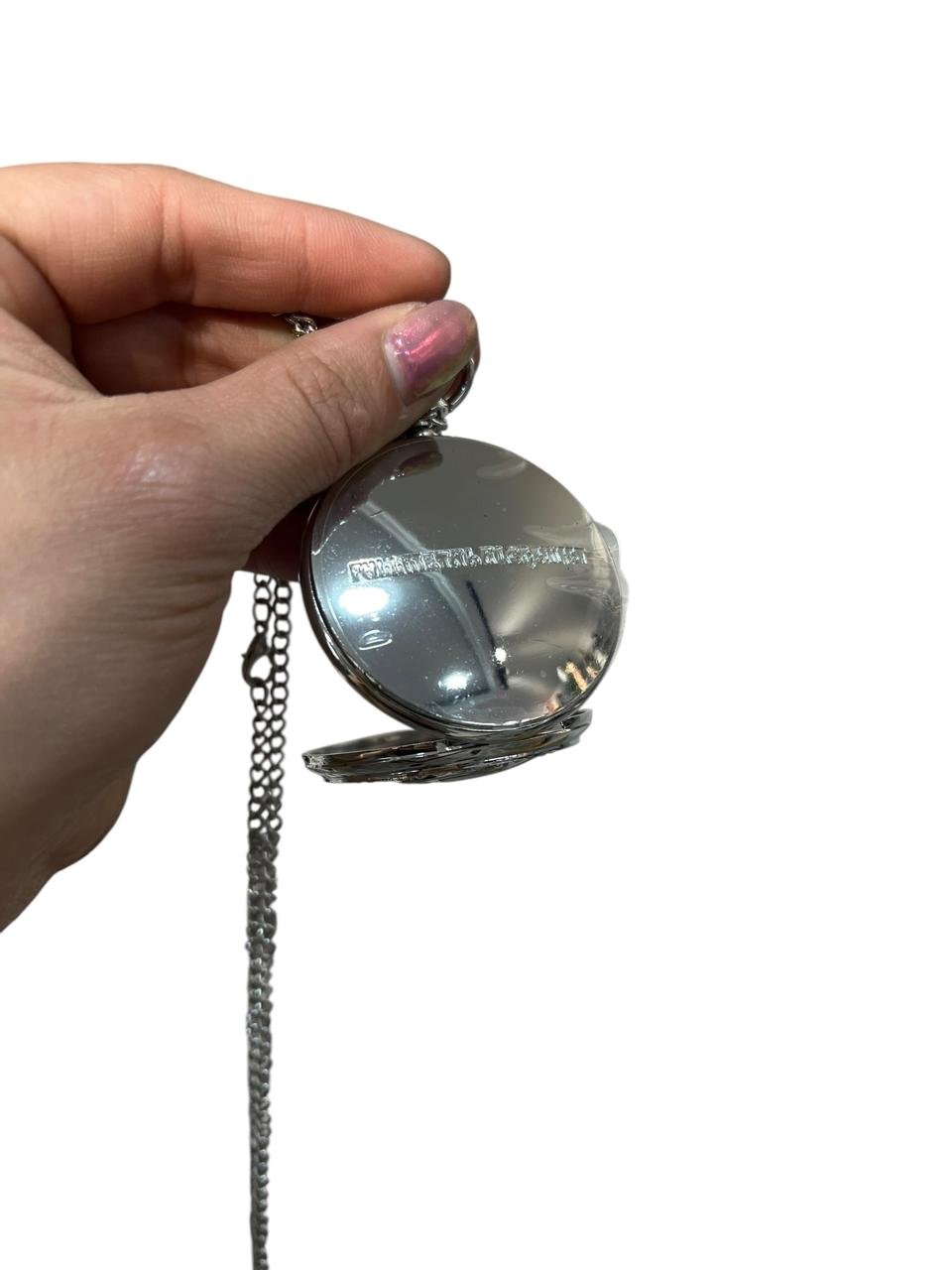 Set Reloj De Bolsillo + Collar +Anillo Full Metal - Imagen 4
