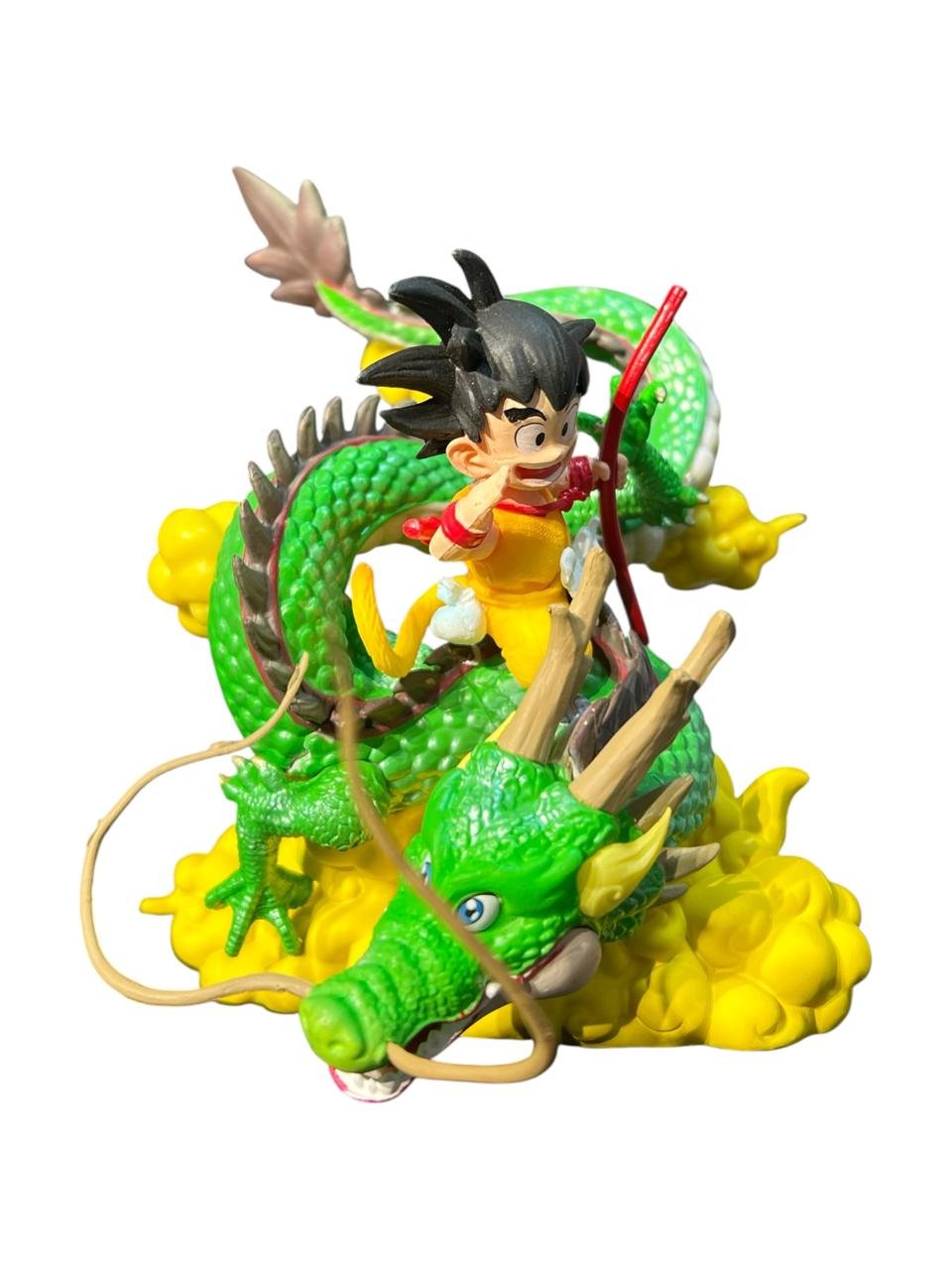 Mini Figura Goku Niño Con Shenlong 15cm Dragon Ball - Imagen 3