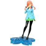 Figura Miku Nakano 18cm Base Azul Las Quintillizas