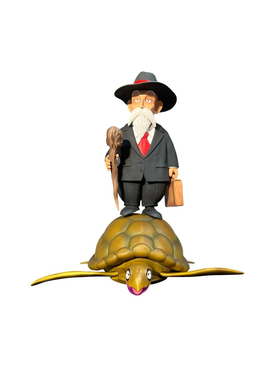 Figura Maestro Roshi Con Tortuga 24cm Dragon Ball