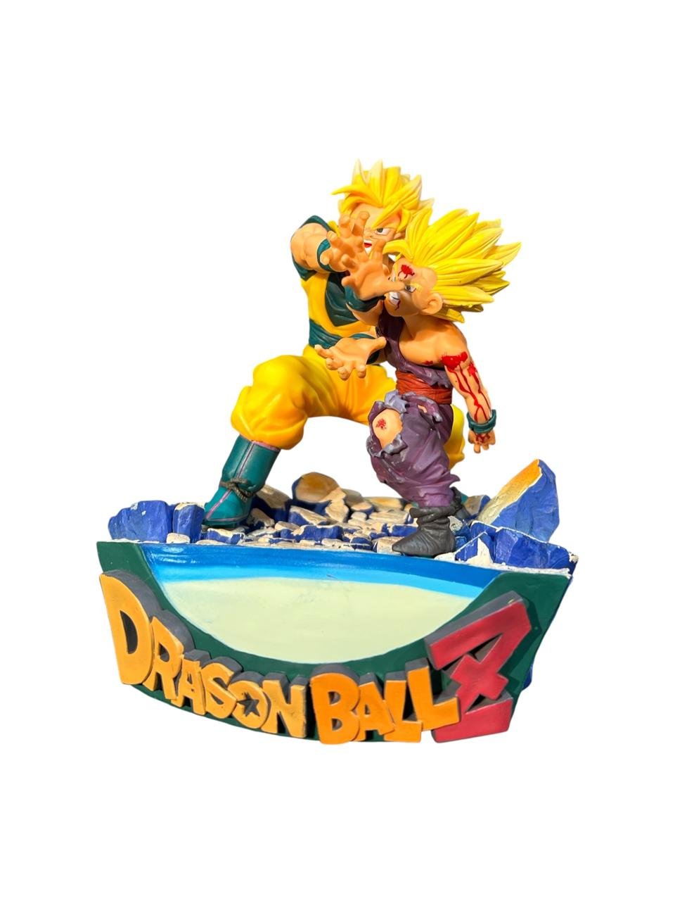 Figura Goku Y Gohan Kamehameha Diorama 18cm Dragon Ball
