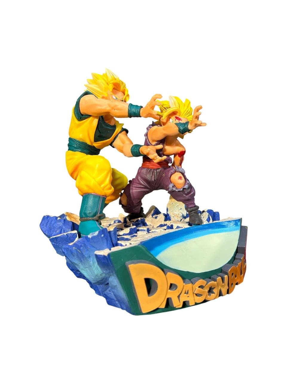 Figura Goku Y Gohan Kamehameha Diorama 18cm Dragon Ball - Imagen 3