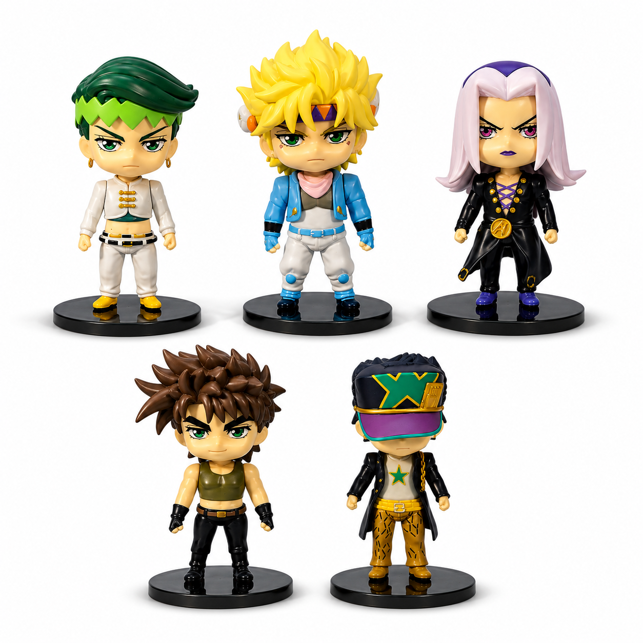 Figuras X5 Personajes Jojos Bizarre Adventure 10cm