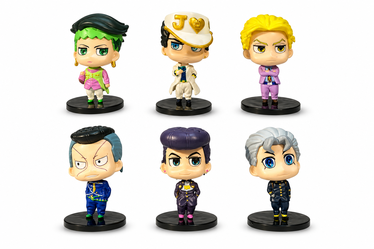 Figuras X6 Personajes Jojos Bizarre Adventure 8cm