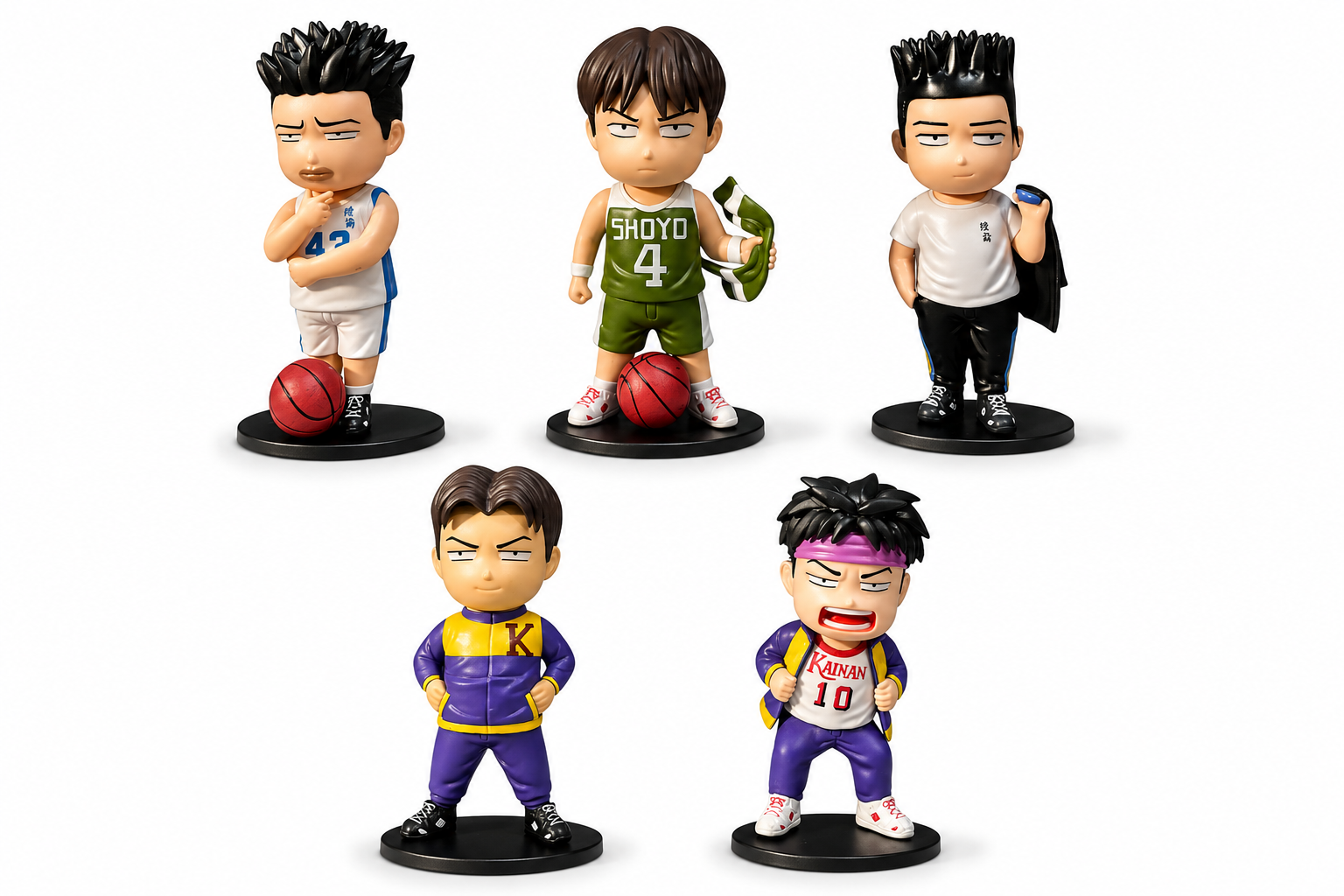 Figuras X5 Slam Dunk Grandes 15cm
