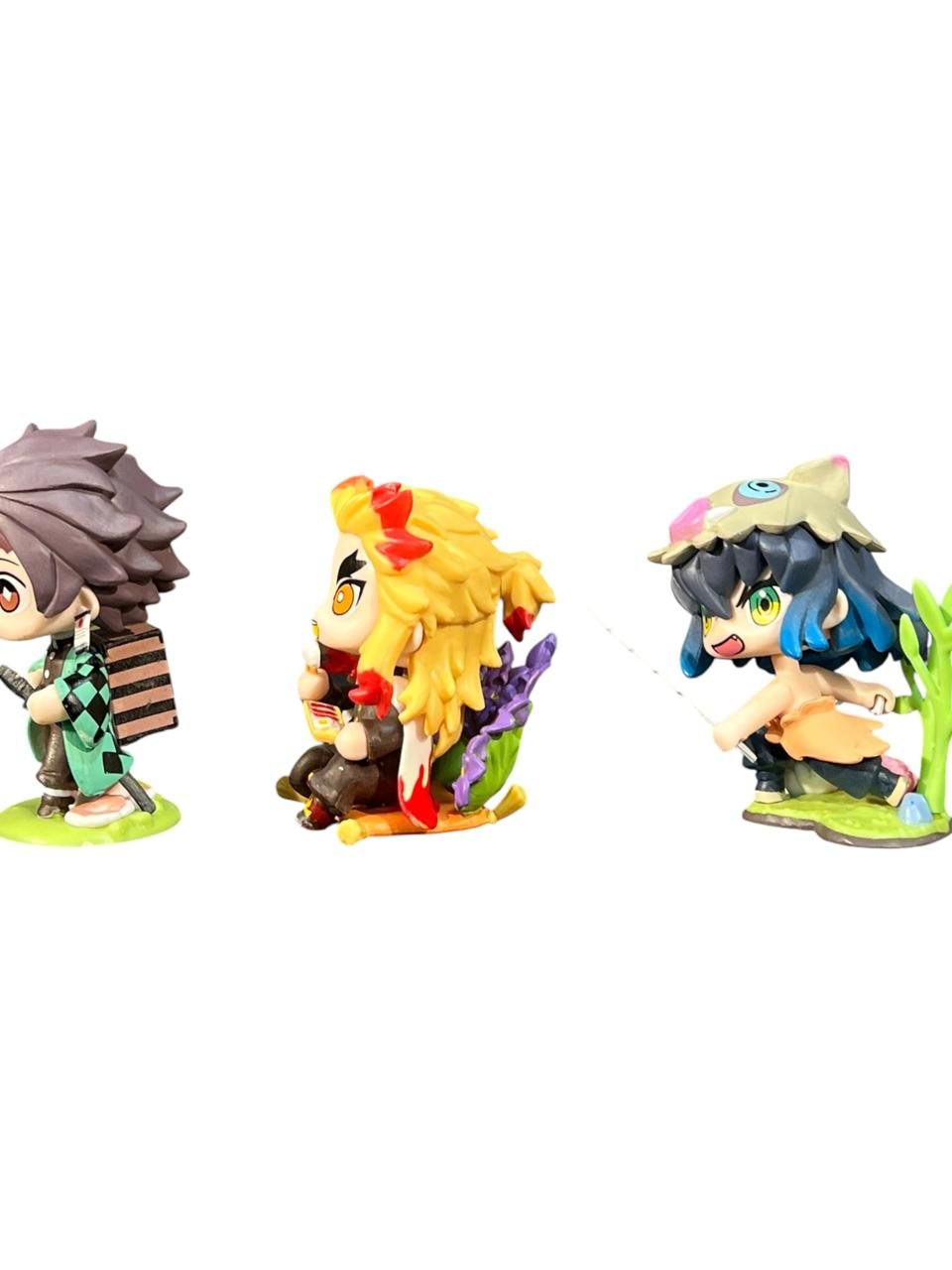 Figuras X6 Tiernos Demon Slayer 6cm Flores - Imagen 3