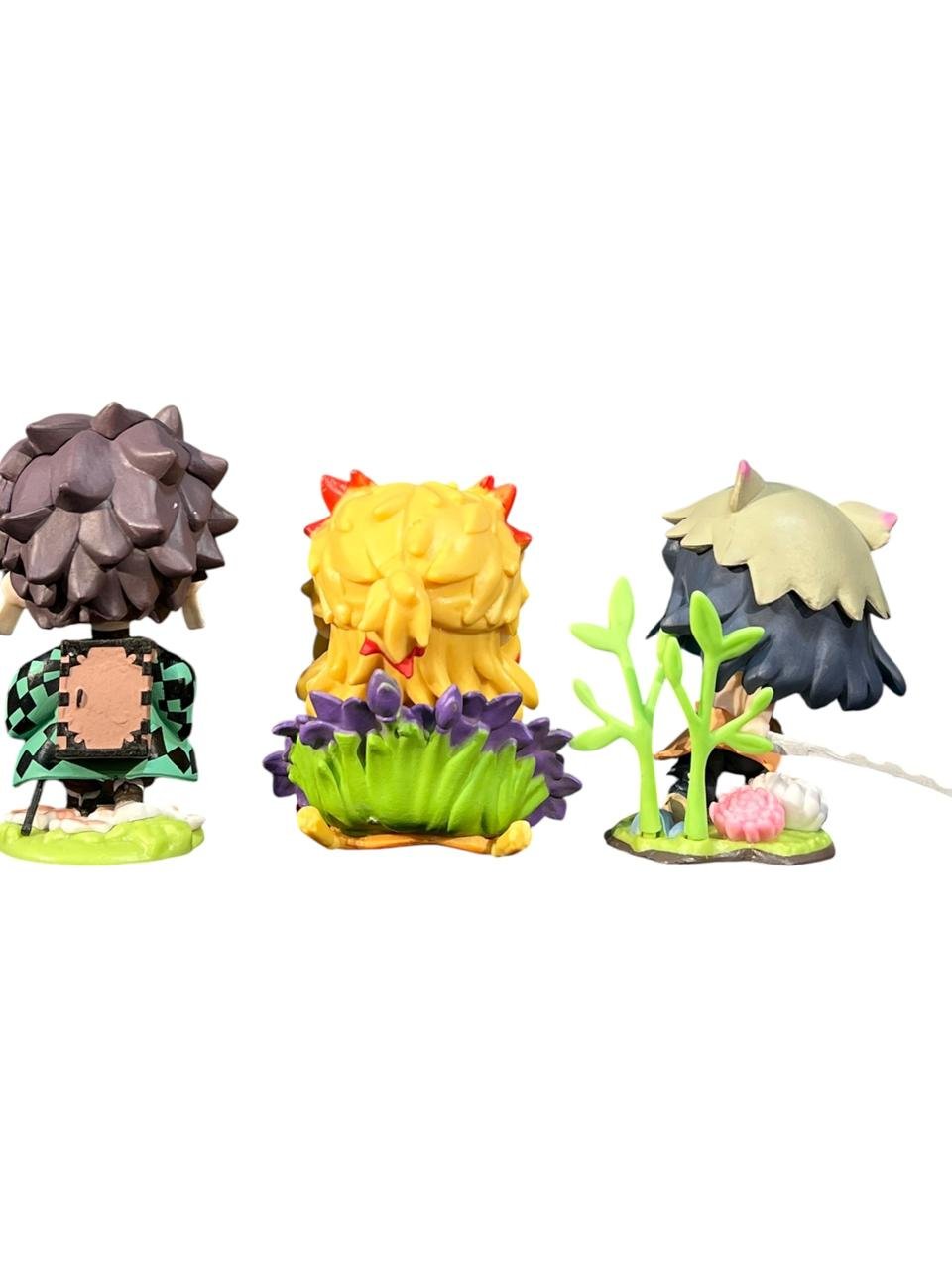 Figuras X6 Tiernos Demon Slayer 6cm Flores - Imagen 2