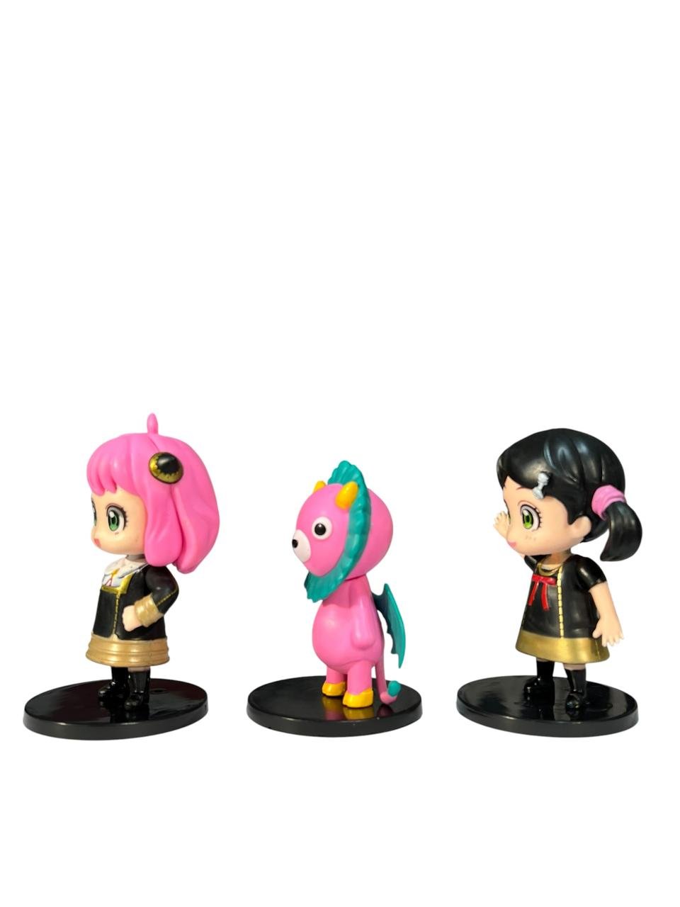 Figuras X6 Personajes Spy Family Tapa Negra 9cm - Imagen 4