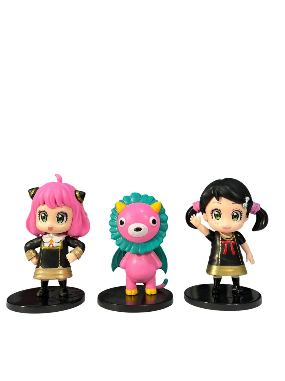 Figuras X6 Personajes Spy Family Tapa Negra 9cm - Imagen 3