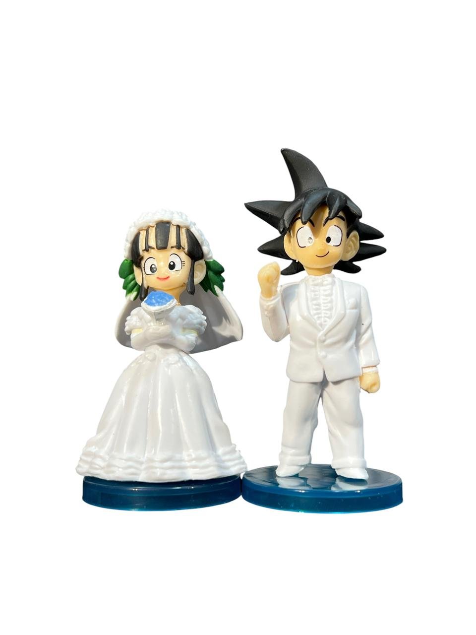 Figura Goku Y Milk Casándose 8cm Dragon Ball - Imagen 7