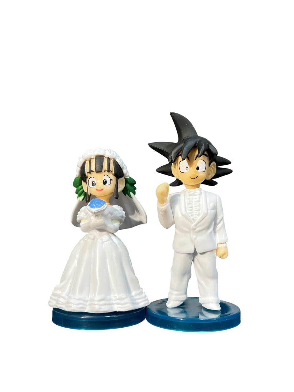 Figura Goku Y Milk Casándose 8cm Dragon Ball - Imagen 6
