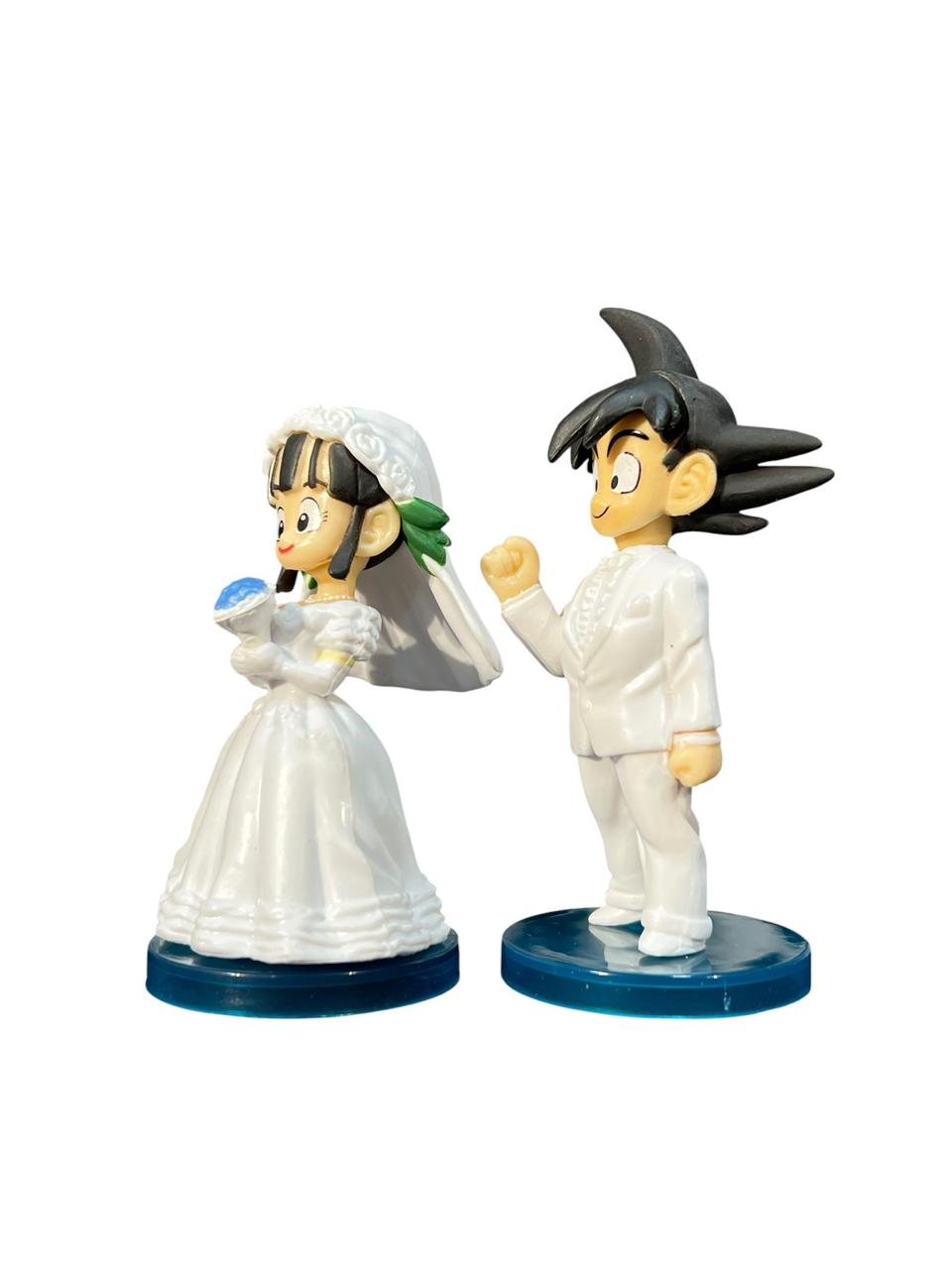 Figura Goku Y Milk Casándose 8cm Dragon Ball - Imagen 5