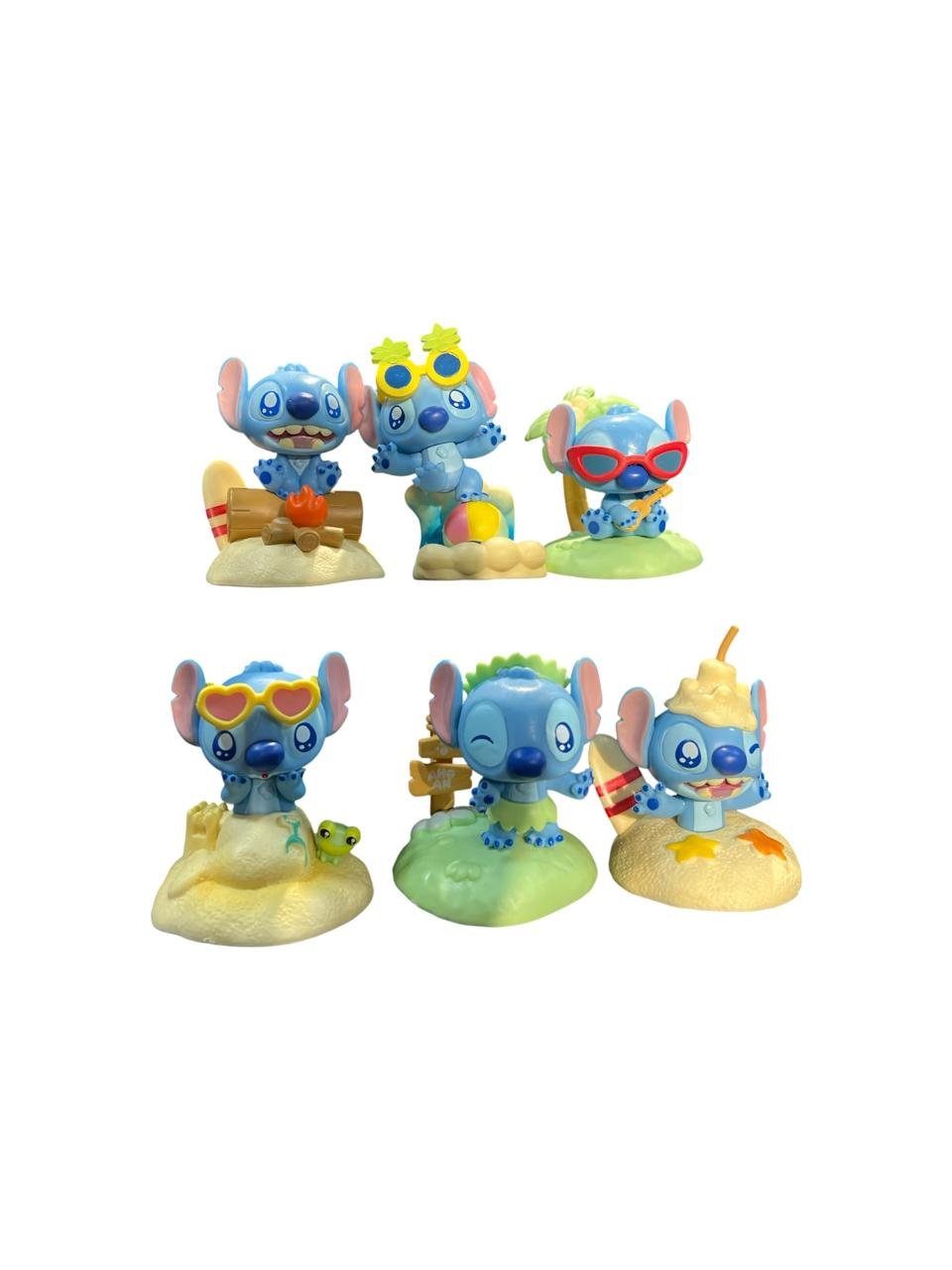Figura Set X6 Stitch En La Playa - Imagen 6