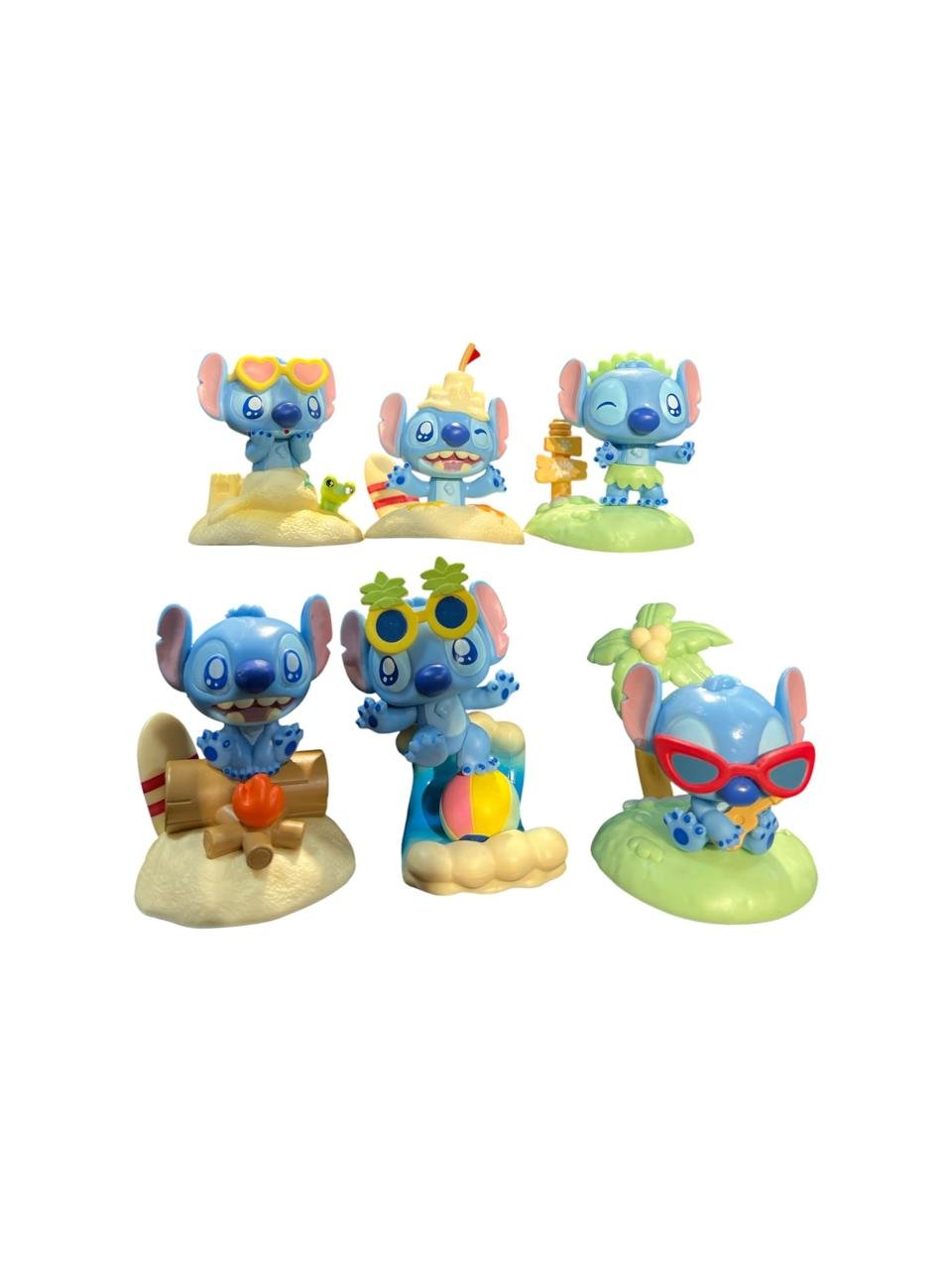 Figura Set X6 Stitch En La Playa - Imagen 9