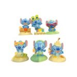 Figura Set X6 Stitch En La Playa