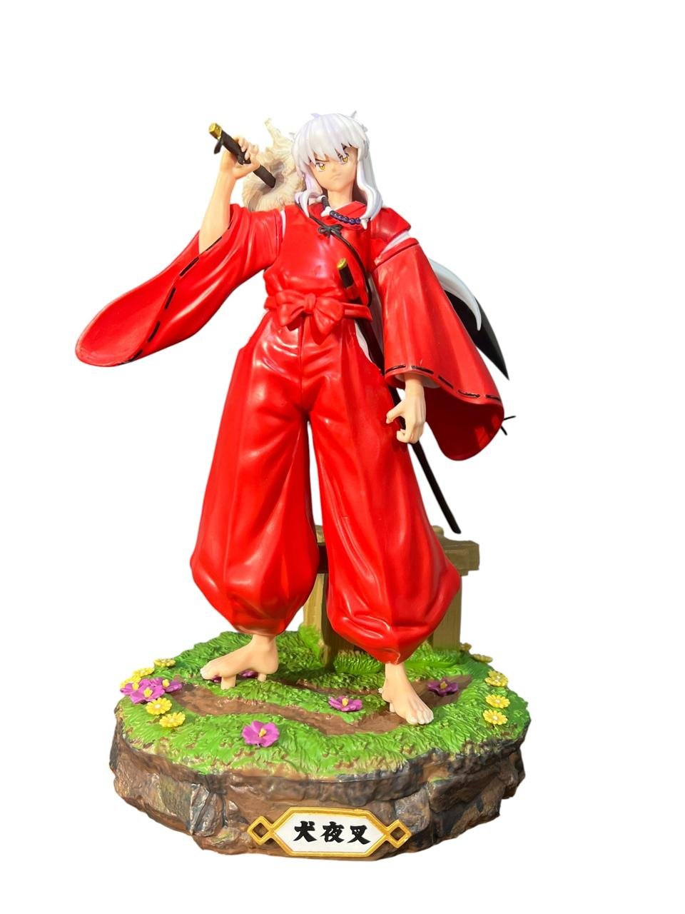 Figura Inuyasha Base Tipo Pasto 21cm